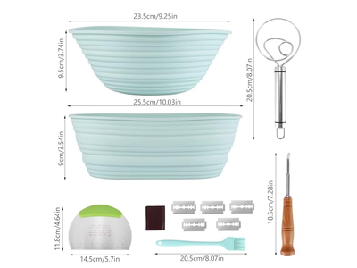 高耐久パン焼きリネンクーシュ 4インチ発酵バスケット用
