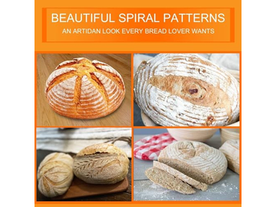 1kg 9インチ楕円パン発酵バスケット カスタムビッグサイズパン焼きキット 長方形ラタン