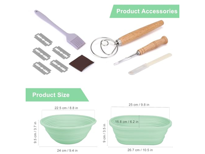 インドネシアラタンパン発酵バスケット 9インチ丸型セット卸売