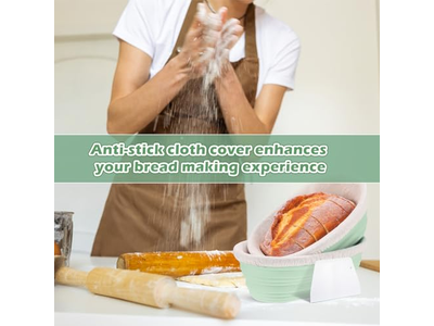 大型オーバルバスケット 小型パンミキシングボウル 木製生地発酵サワードウバネット