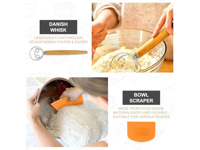 商用スチール強化パン発酵バスケット ラタンコア付き