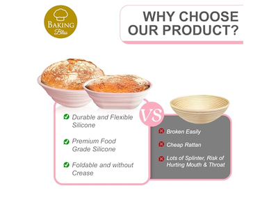 パン発酵バスケットの準備 ベーカリービット サワードウ プロフェッショナルでない完璧なローフ