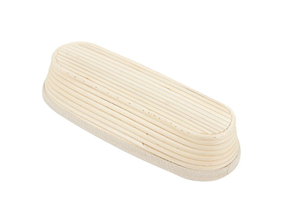 初回使用のためのパン発酵バスケットの準備 サワードウパン発酵バスケットなし