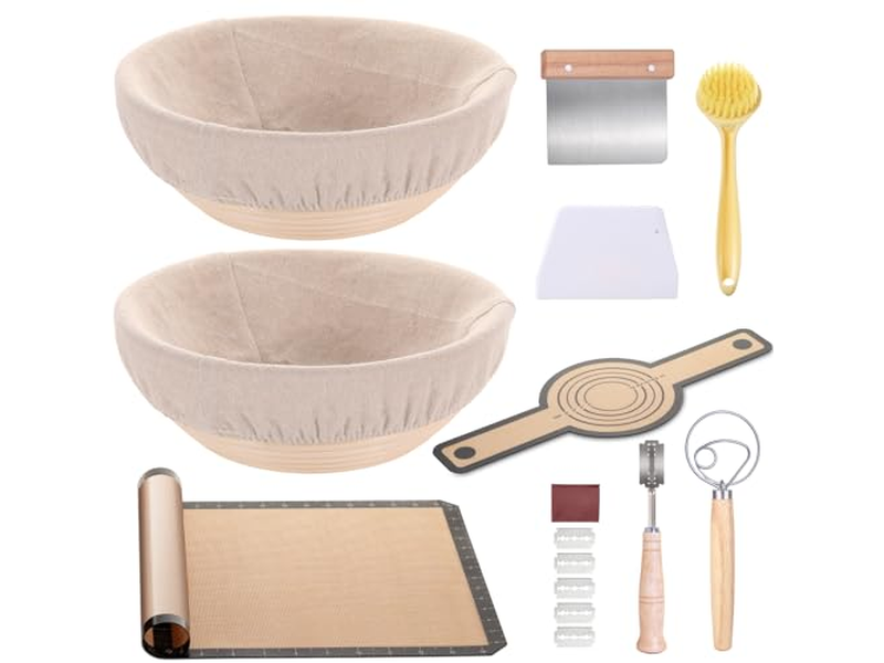 発酵ボウル パン発酵バスケット ハート型パン 丸型ライザー 自家製ローフ