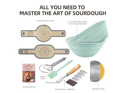 リングパン発酵バスケット さまざまなデザイン エコ15インチキット使用